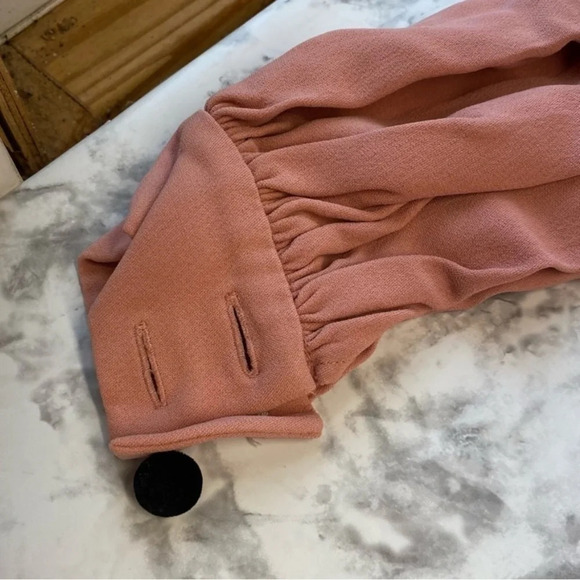 ALEXIS Ellena Statement Sleeves Buttoned Cuffs Shift Minidress - Picture 5 of 5